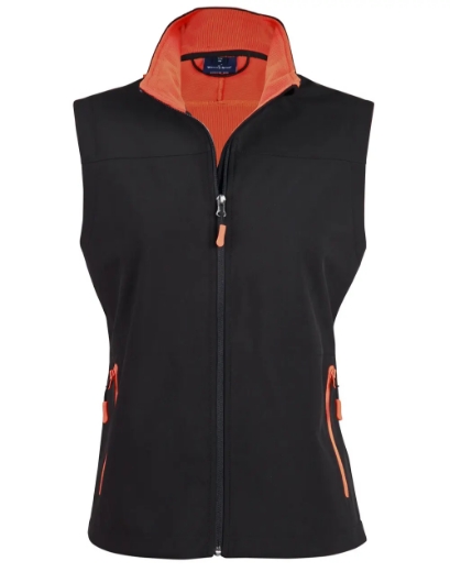 Picture of Winning Spirit, Mens Softshell Contrast Vest